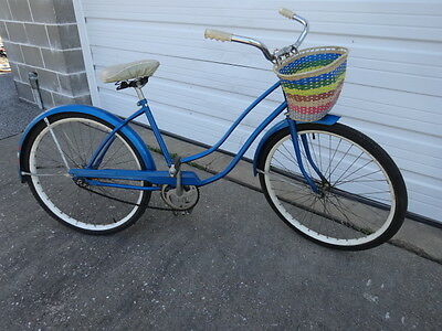 Vintage-1960s-Old-Montgomery-Ward-Hawthorne-Blue-Women-_1